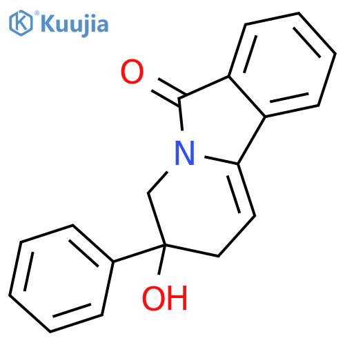 Pyrido[2,1-a]isoindol-6(2H)-one,3,4-dihydro-3-hydroxy-3-phenyl- structure