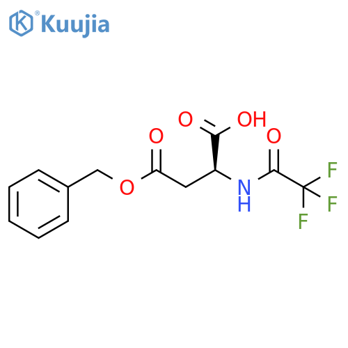 L-Aspartic acid, N-(trifluoroacetyl)-, 4-(phenylmethyl) ester (9CI) structure