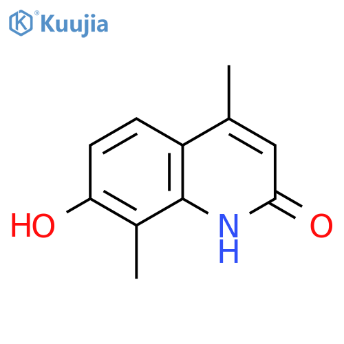 7-HYDROXY-4,8-DIMETHYL-1,2-DIHYDROQUINOLIN-2-ONE structure