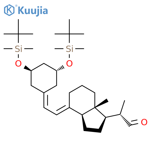 1,3-Di-O-tert-butyldimethylsilyl Paricalcitol 18-Aldehyde structure