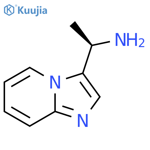 (1R)-1-{imidazo1,2-apyridin-3-yl}ethan-1-amine structure