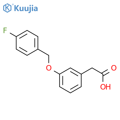 3-(4-Fluorobenzyloxy) Phenylacetic Acid structure