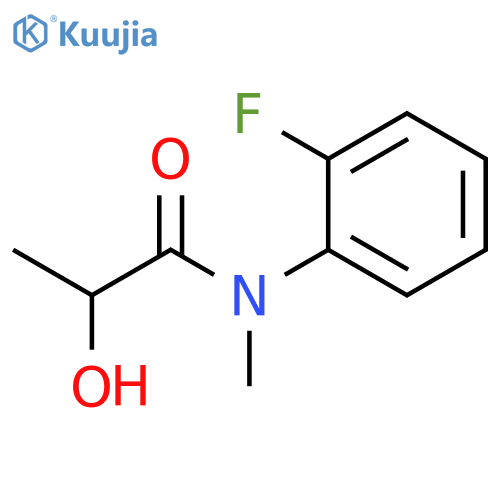 Propanamide, N-(2-fluorophenyl)-2-hydroxy-N-methyl- structure