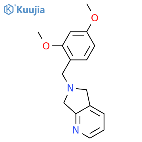 6-(2,4-dimethoxybenzyl)-6,7-dihydro-5H-pyrrolo[3,4-b]pyridine structure