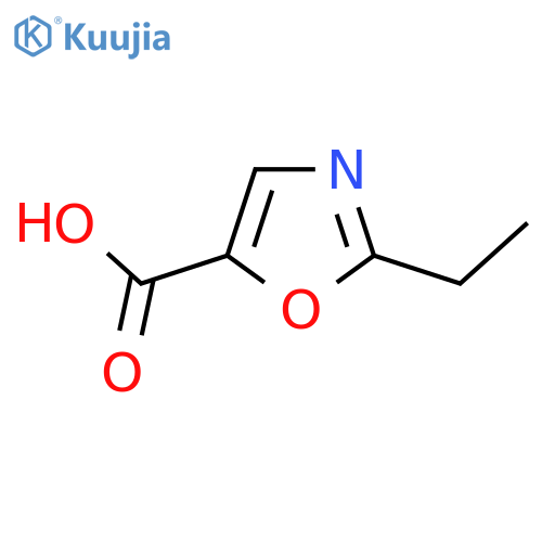 2-ethyl-1,3-oxazole-5-carboxylic acid structure