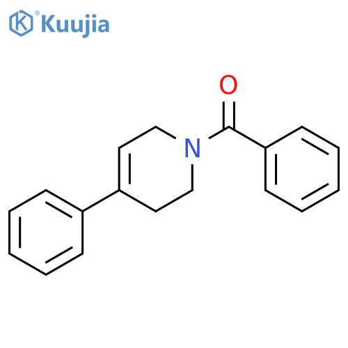 1-benzoyl-4-phenyl-1,2,3,6-tetrahydropyridine structure