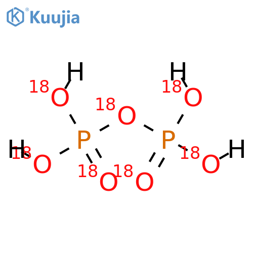 Pyrophosphoric-18O7 Acid structure