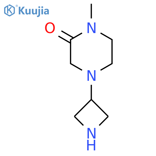 4-(azetidin-3-yl)-1-methylpiperazin-2-one structure