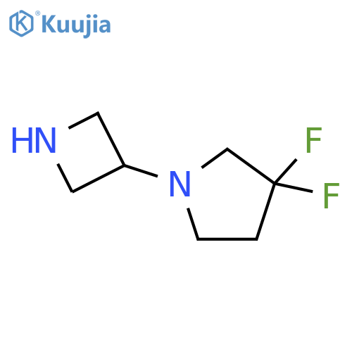 1-(azetidin-3-yl)-3,3-difluoropyrrolidine structure