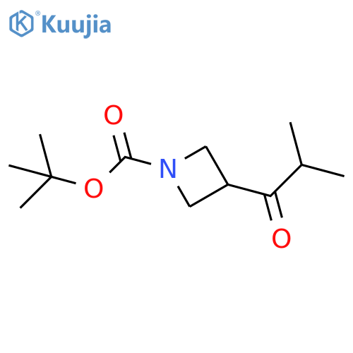 Tert-butyl 3-isobutyrylazetidine-1-carboxylate structure
