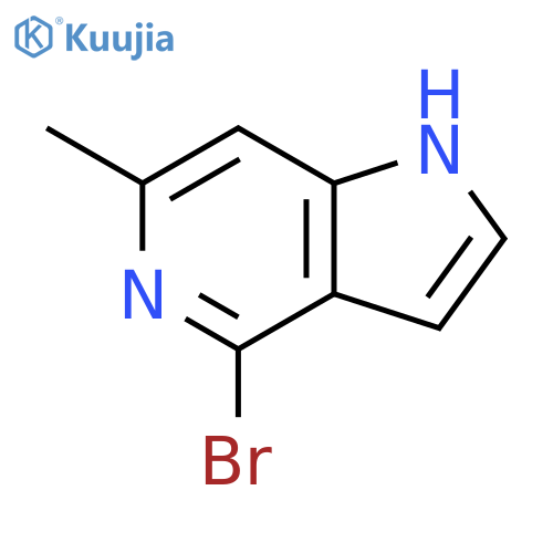 4-bromo-6-methyl-1H-Pyrrolo[3,2-c]pyridine structure