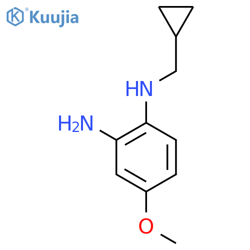 N1-(Cyclopropylmethyl)-4-methoxybenzene-1,2-diamine structure