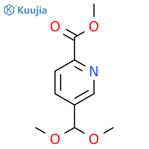 Methyl 5-(dimethoxymethyl)pyridine-2-carboxylate structure