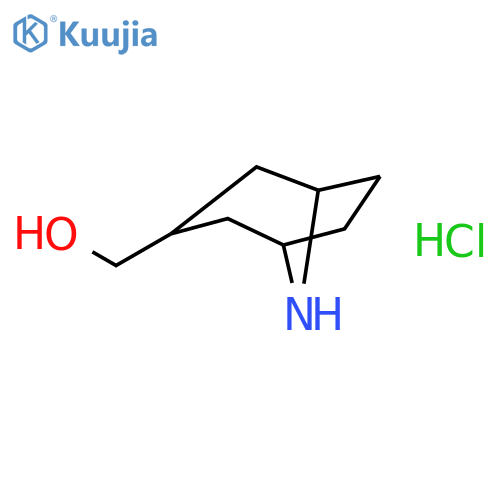 endo-8-azabicyclo[3.2.1]octane-3-methanol hydrochloride structure