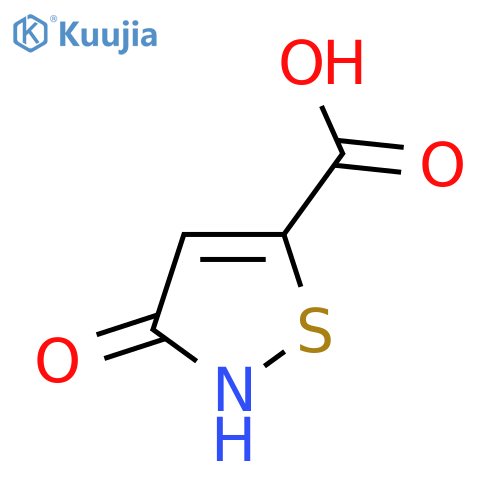 2,3-Dihydro-3-oxo-5-isothiazolecarboxylic Acid structure
