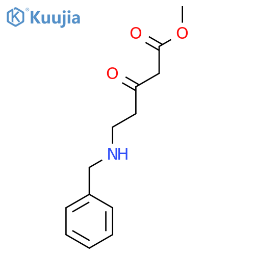 Methyl 5-(benzylamino)-3-oxopentanoate structure