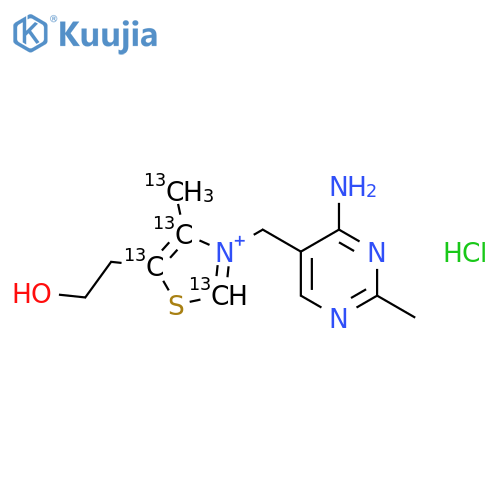 Thiamine-[13C4].HCl structure