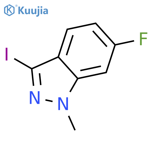 6-fluoro-3-iodo-1-methyl-1h-indazole structure