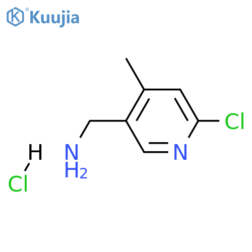(6-Chloro-4-methylpyridin-3-yl)methanamine hydrochloride structure