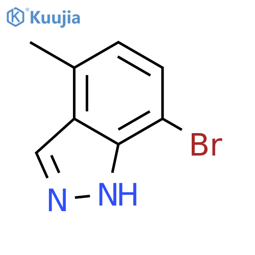 7-Bromo-4-methyl-1H-indazole structure