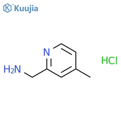 (4-Methylpyridin-2-yl)methanamine hydrochloride structure