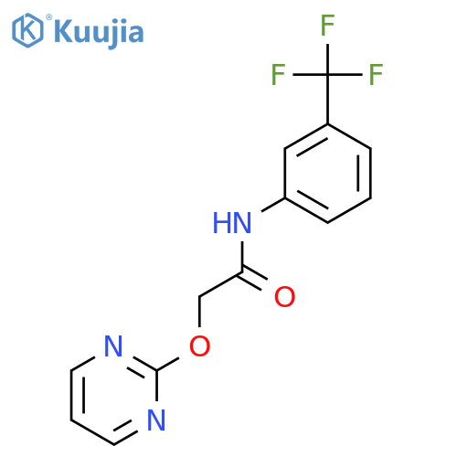 2-(pyrimidin-2-yloxy)-N-3-(trifluoromethyl)phenylacetamide structure