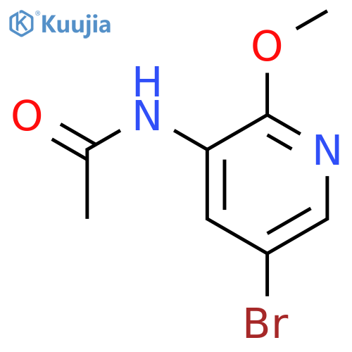 N-(5-Bromo-2-methoxypyridin-3-yl)acetamide structure