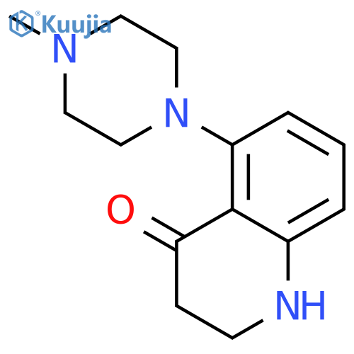 2,3-dihydro-5-(4-methyl-1-piperazinyl)-4(1H)-Quinolinone structure