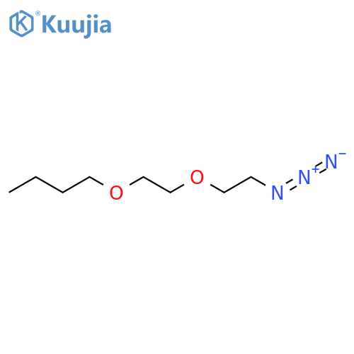 1-(2-(2-Azidoethoxy)ethoxy)butane structure