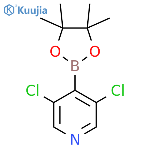 3,5-Dichloro-4-pyridineboronic acid pinacol ester structure