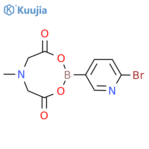 2-(6-Bromo-3-pyridyl)-6-methyl-1,3,6,2-dioxazaborocane-4,8-dione structure