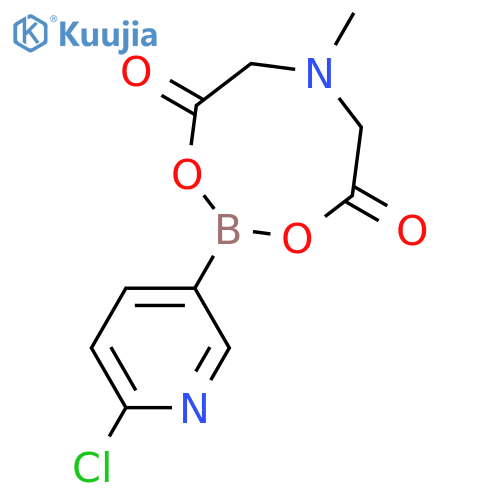 2-(6-Chloropyridin-3-yl)-6-methyl-1,3,6,2-dioxazaborocane-4,8-dione structure