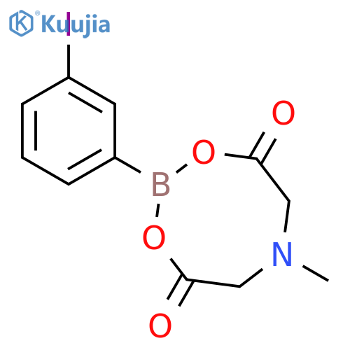 2-(3-Iodophenyl)-6-methyl-1,3,6,2-dioxazaborocane-4,8-dione structure