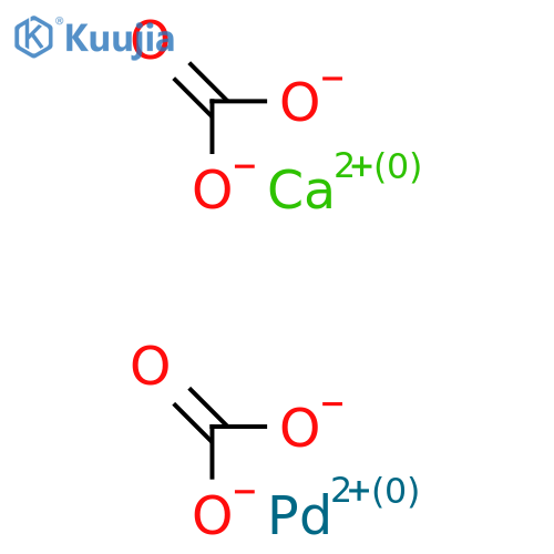 Palladium-Calciumcarbonat structure