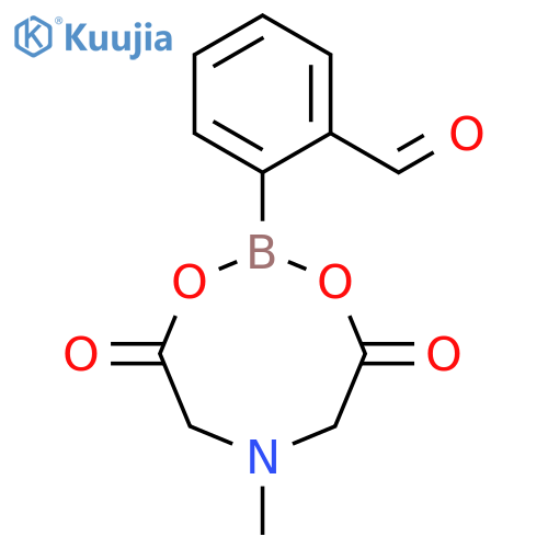2-(6-Methyl-4,8-dioxo-1,3,6,2-dioxazaborocan-2-yl)benzaldehyde structure