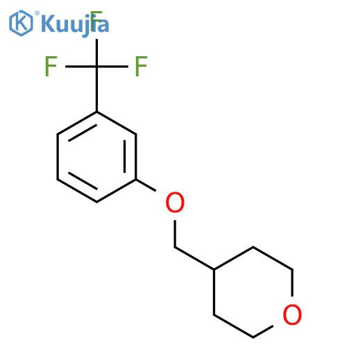 4-(3-Trifluoromethylphenoxy)methyltetrahydro-2H-pyran structure