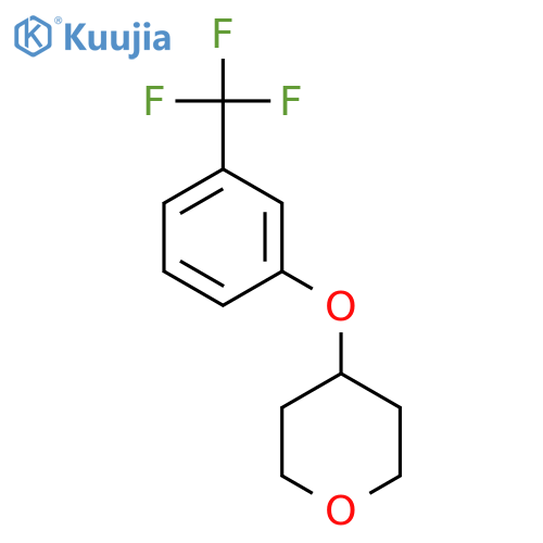 4-(3-Trifluoromethylphenoxy)tetrahydro-2H-pyran structure