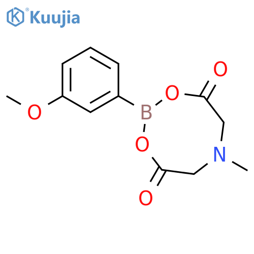 2-(3-Methoxyphenyl)-6-methyl-1,3,6,2-dioxazaborocane-4,8-dione structure
