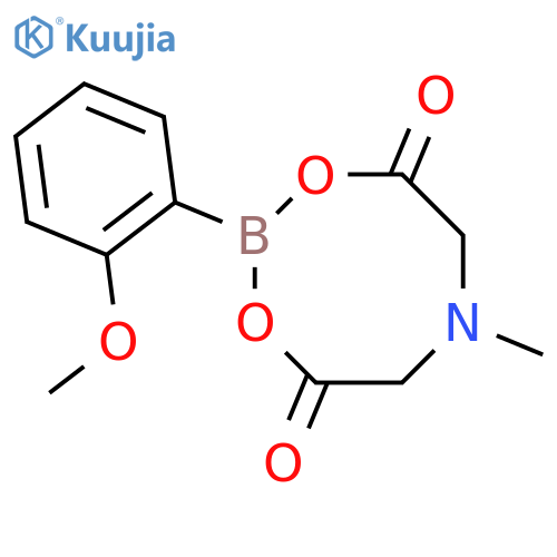 2-(2-Methoxyphenyl)-6-methyl-1,3,6,2-dioxazaborocane-4,8-dione structure