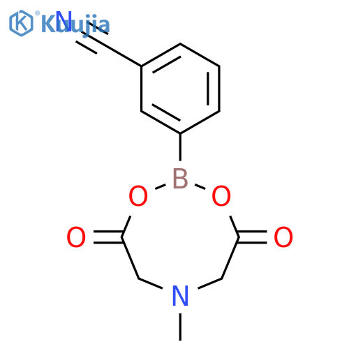 3-(6-Methyl-4,8-dioxo-1,3,6,2-dioxazaborocan-2-yl)benzonitrile structure