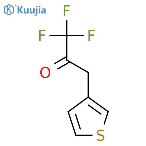 1,1,1-trifluoro-3-(thiophen-3-yl)propan-2-one structure