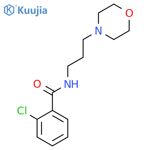 Benzamide, 2-chloro-N-[3-(4-morpholinyl)propyl]- structure