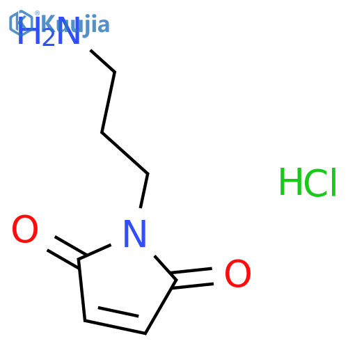 1-(3-Aminopropyl)-1H-pyrrole-2,5-dione Hydrochloride structure
