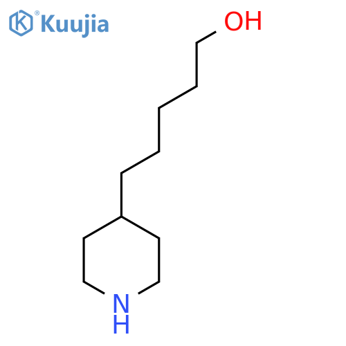 5-(Piperidin-4-yl)pentan-1-ol structure
