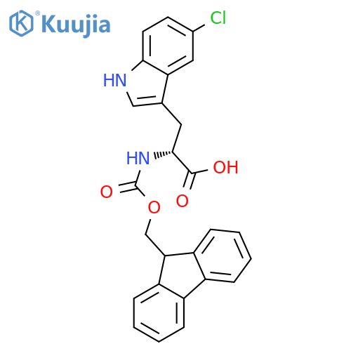 Fmoc-5-chloro-D-tryptophan structure
