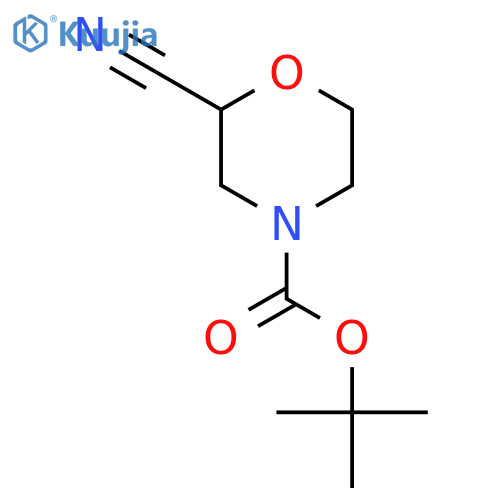 (S)-N-Boc-2-Cyanomorpholine structure