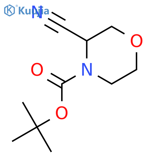 (R)-N-Boc-3-Cyanomorpholine structure