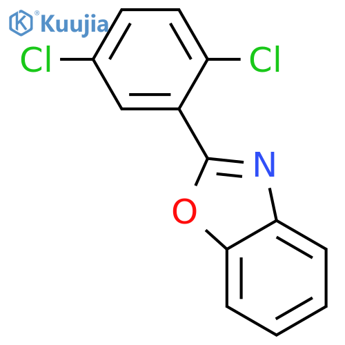 2-(2,5-Dichlorophenyl)-1,3-benzoxazole structure