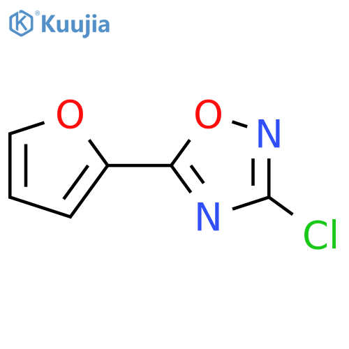 3-chloro-5-(furan-2-yl)-1,2,4-oxadiazole structure