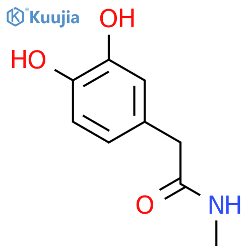 2-(3,4-dihydroxyphenyl)-N-methylacetamide structure